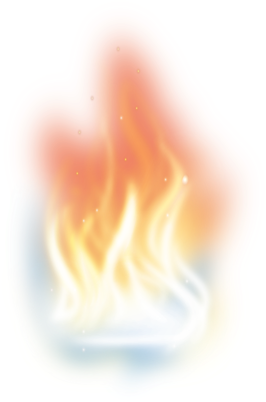 Yellow Red Flame - Flame (675x988), Png Download