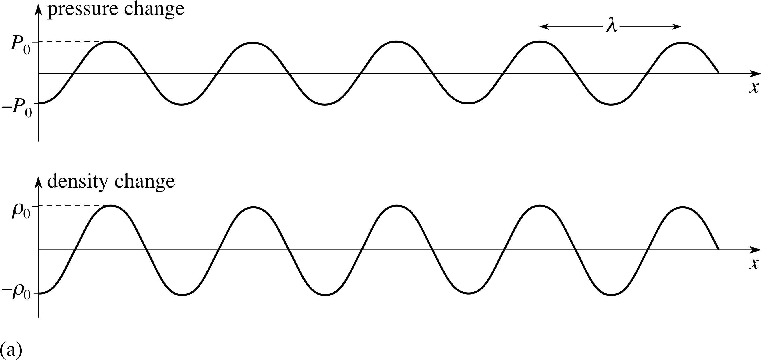 Figure - Density Of A Sound Wave (2662x1261), Png Download