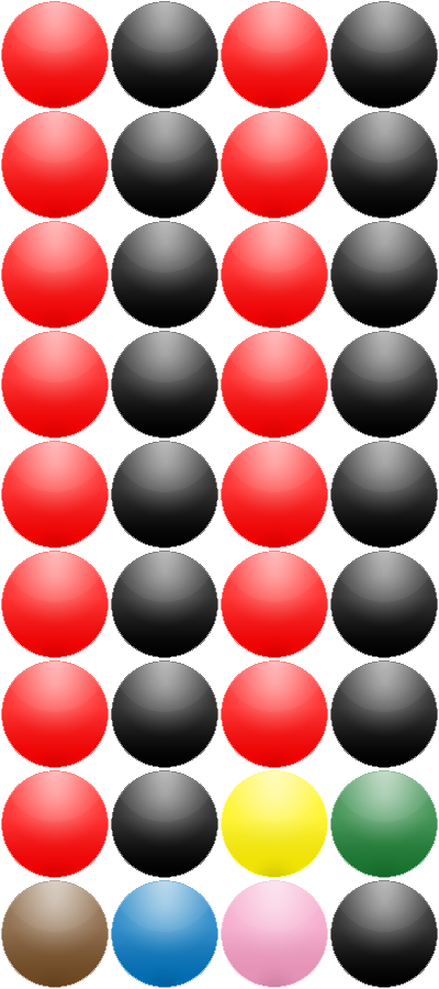 Maximum Break Without Points - Circle (400x900), Png Download