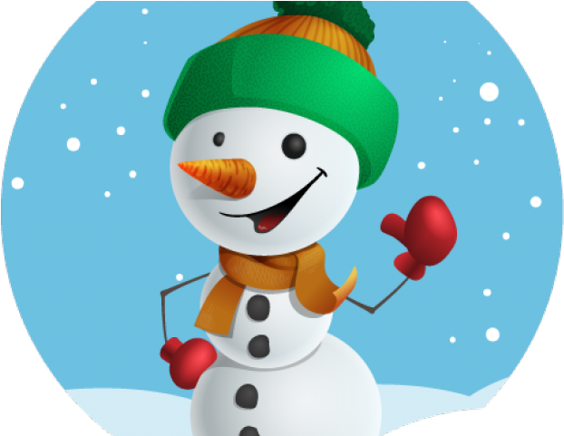 Pretty Clipart Snowman - Feliz Natal Boneco De Neve (640x480), Png Download