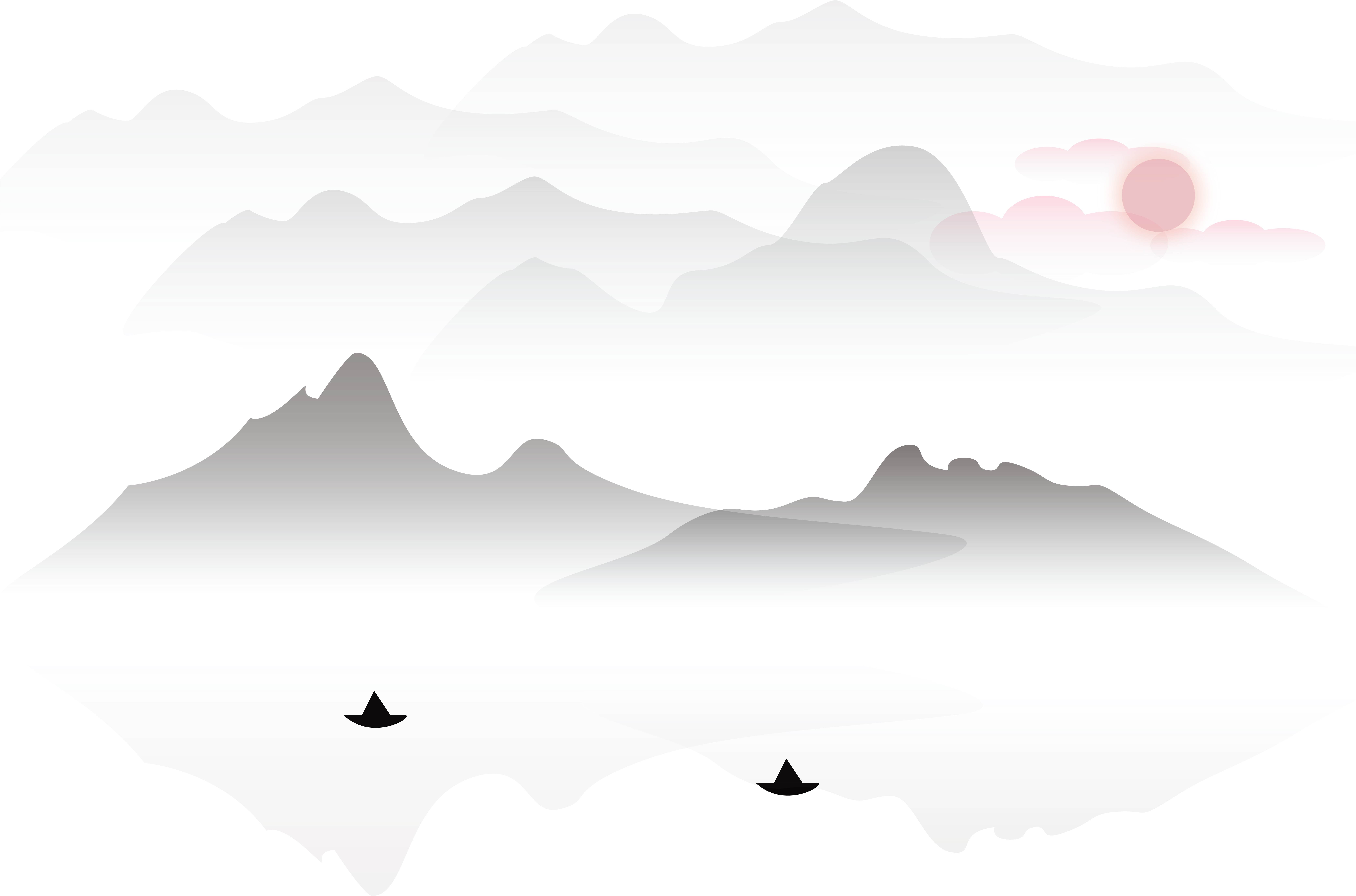 Simple Fresh Artistic Conception Landscape Png And (8334x8334), Png Download