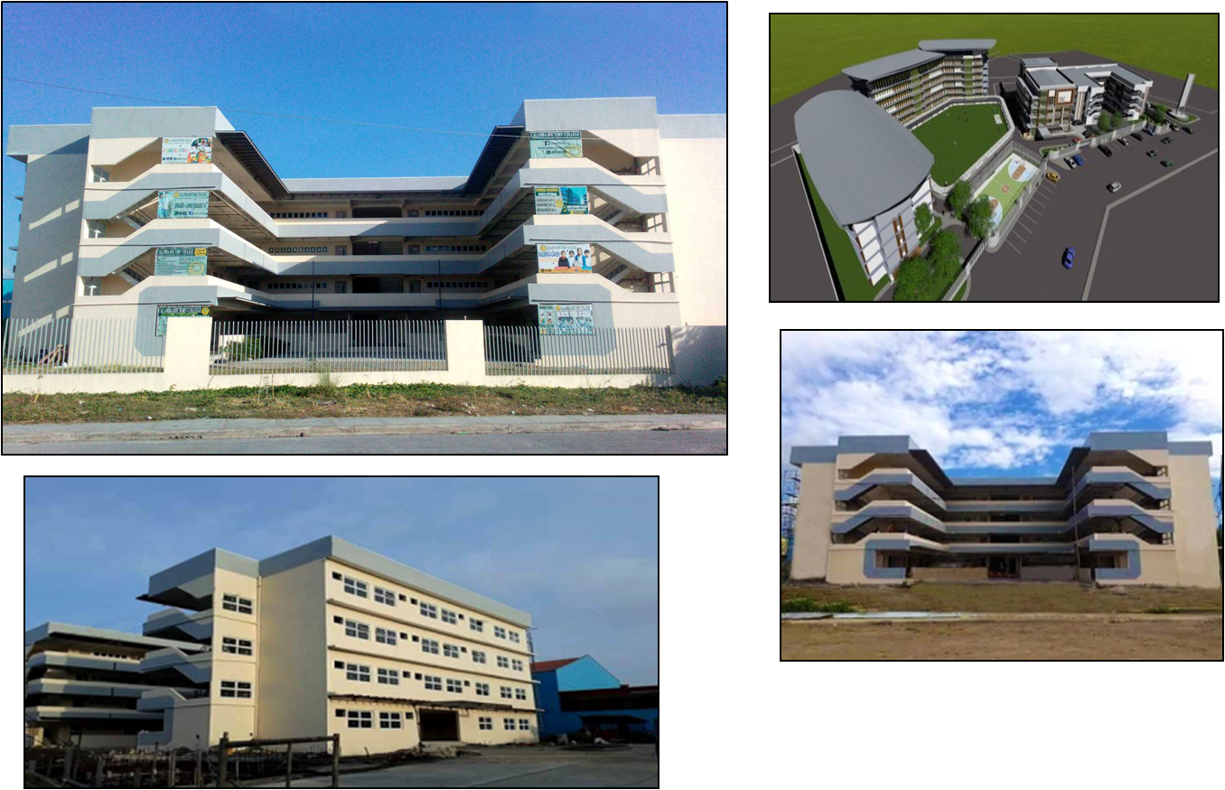 Construction Of Proposed Calamba Doctor's College 4 - 4 Storey School Building Design (1356x874), Png Download