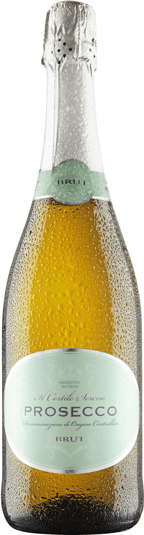 Il Cortile Sereno Prosecco Brut - Champagne (400x1076), Png Download