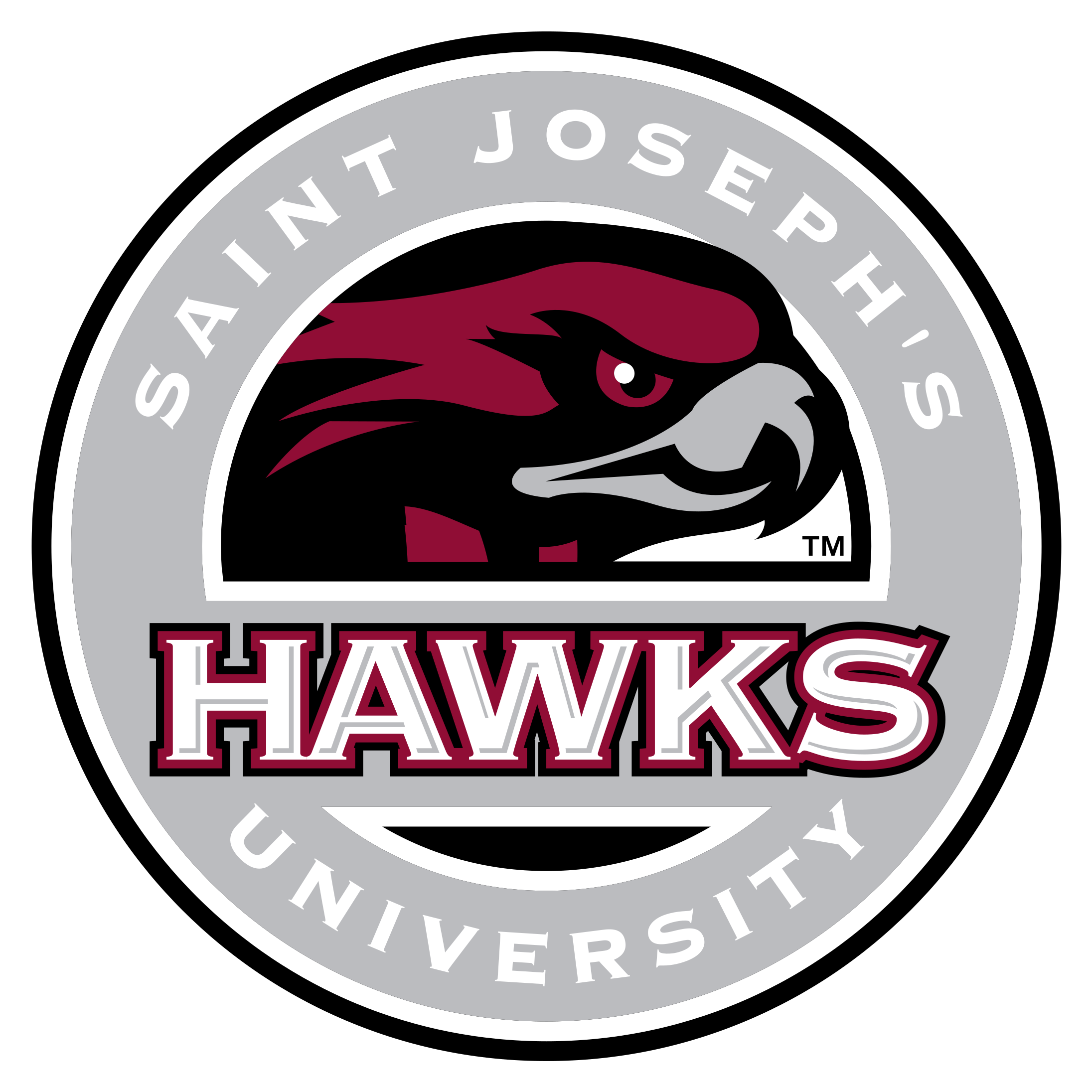 Saint Joseph's Hawks Logo Png Transparent - Saint Joseph's University (2400x2400), Png Download