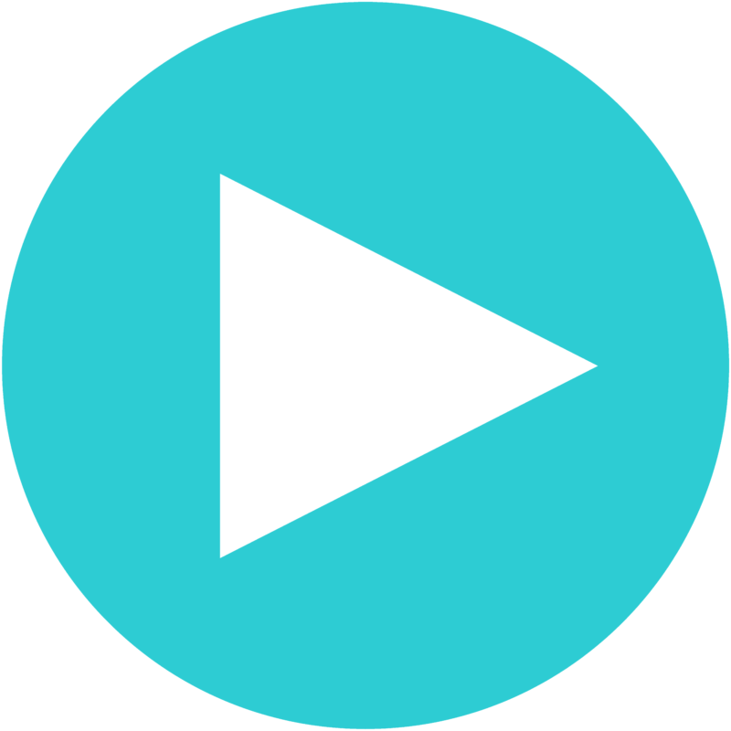 Aqua Play Button - Телеграм Лого Пнг (800x800), Png Download
