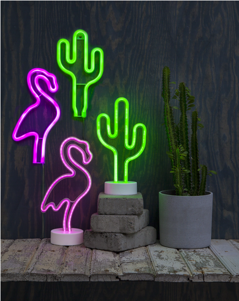 Table Decoration Neonlight - Light-emitting Diode (600x600), Png Download