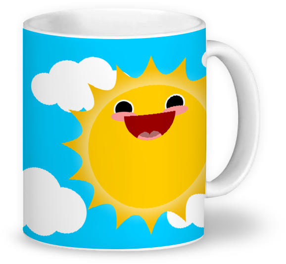 Caneca Happy Sun De Bode™na - Mug (800x800), Png Download