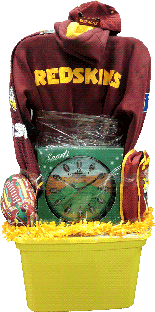 Washington Redskins Basket Washington Redskins Basket - Washington Redskins (498x1000), Png Download