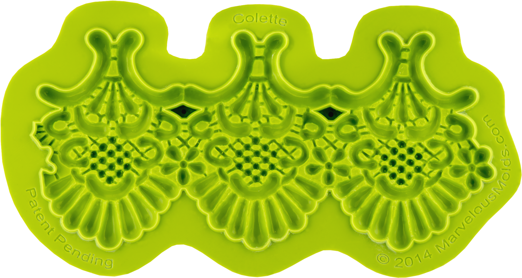 Colette Enhanced Lace Mold - Dessert (2048x1128), Png Download