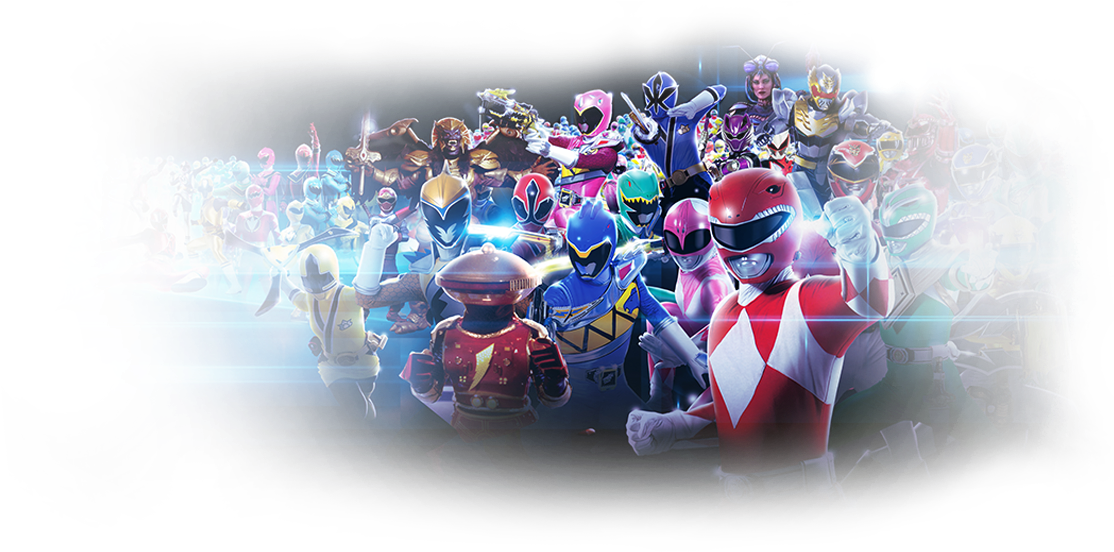 Discover The Power Rangers Series (1171x560), Png Download