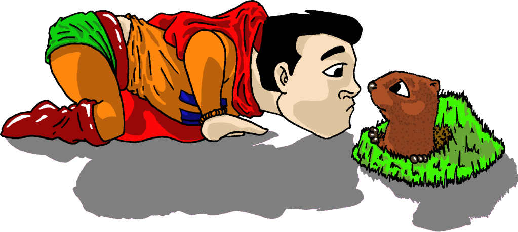 Groundhog Day Photo - Cartoon (1023x459), Png Download