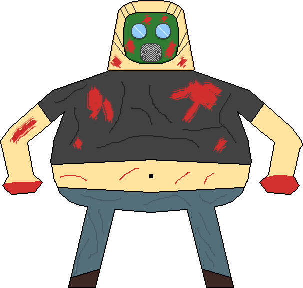 The Fat Man - Cartoon (1000x600), Png Download