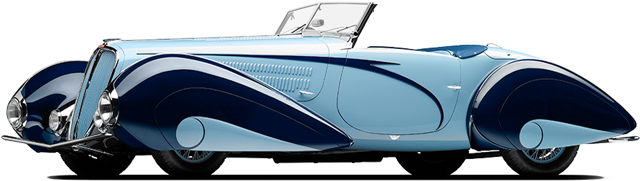 Vintage Car Clipart - Delahaye 135 M Figoni Et Falaschi (1024x768), Png Download