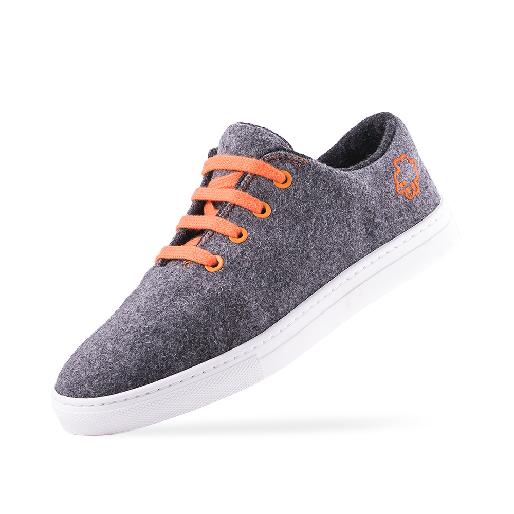 Sneaker - Orange - Suede (1000x1000), Png Download