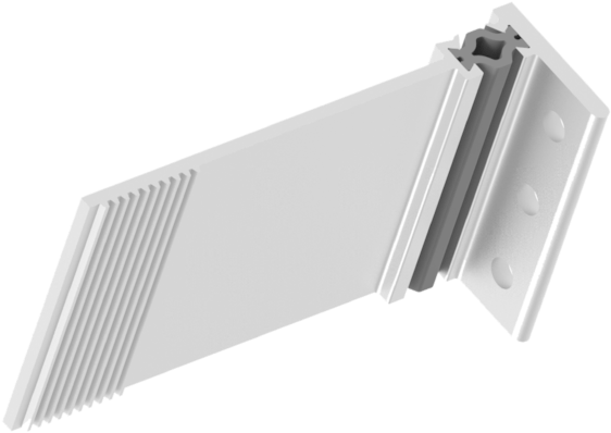 Thermally Broken L-clip - Blade (1030x515), Png Download