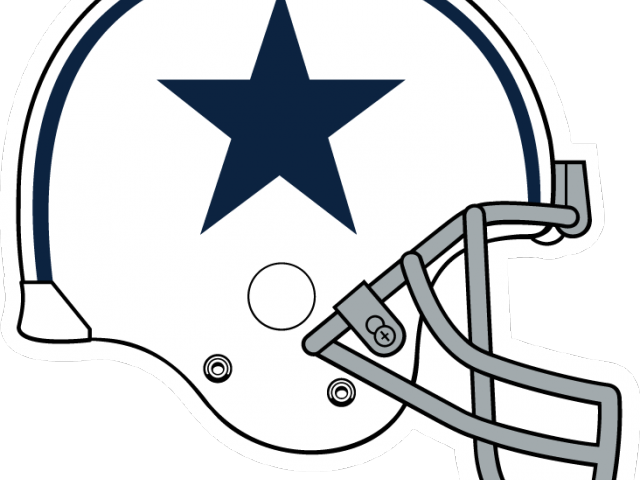 Dallas Cowboys Clipart Stars - Dallas Cowboys Helmet Svg (640x480), Png Download