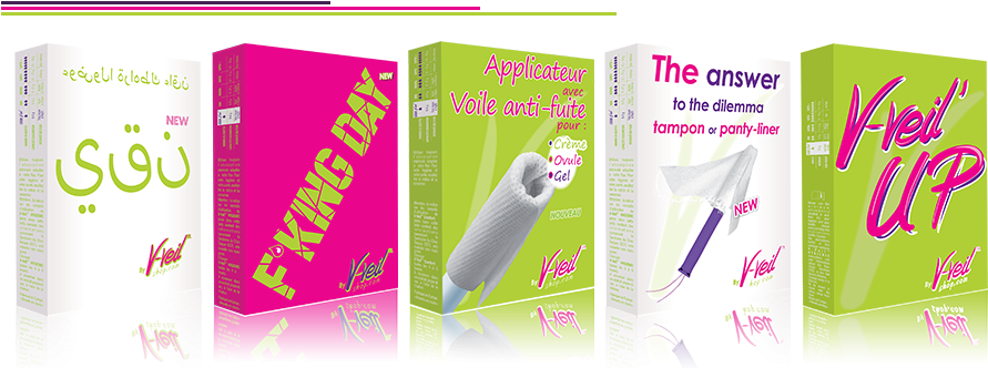 The V Veil Hygienic Veil That Allows To Collect The - Paper (900x366), Png Download