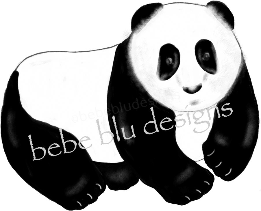 Panda Bear Clipart , Png Download - Cartoon (903x731), Png Download