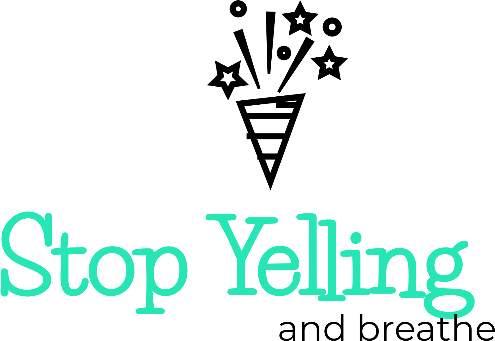 Stop Yelling And Breathe - Graphic Design (2000x1512), Png Download