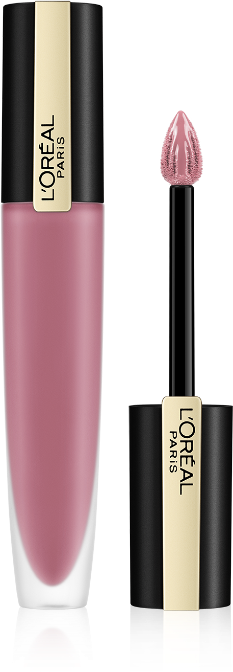 Rouge Signature Matte Liquid Lipstick - L Oreal Rouge Signature I Embrace (1575x1575), Png Download