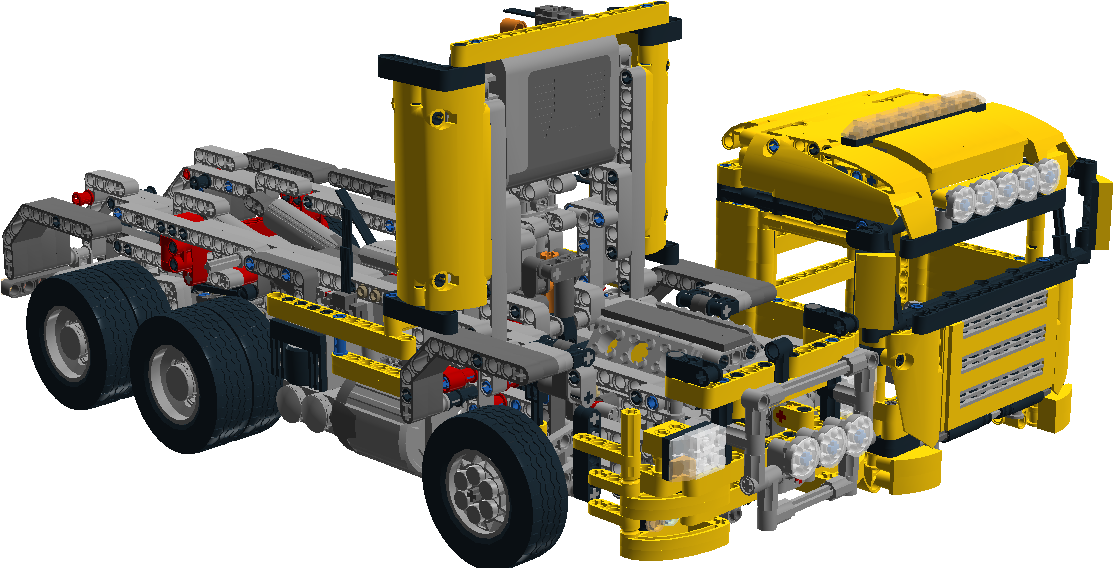 Dump Truck Cabin Off - Lego (1126x601), Png Download