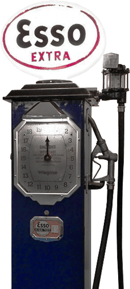 Download Esso Petrol Pump Png Images Background - Gas Pump (480x942), Png Download
