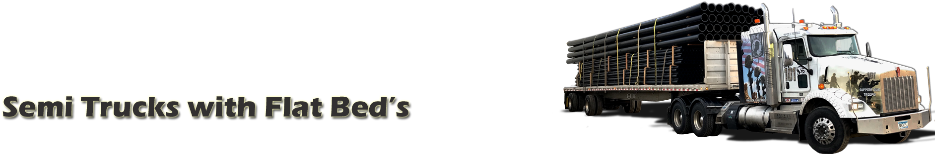 Rock On Dump Trucks Are Kept Clean/efficient, Up To - Trailer Truck (1920x396), Png Download