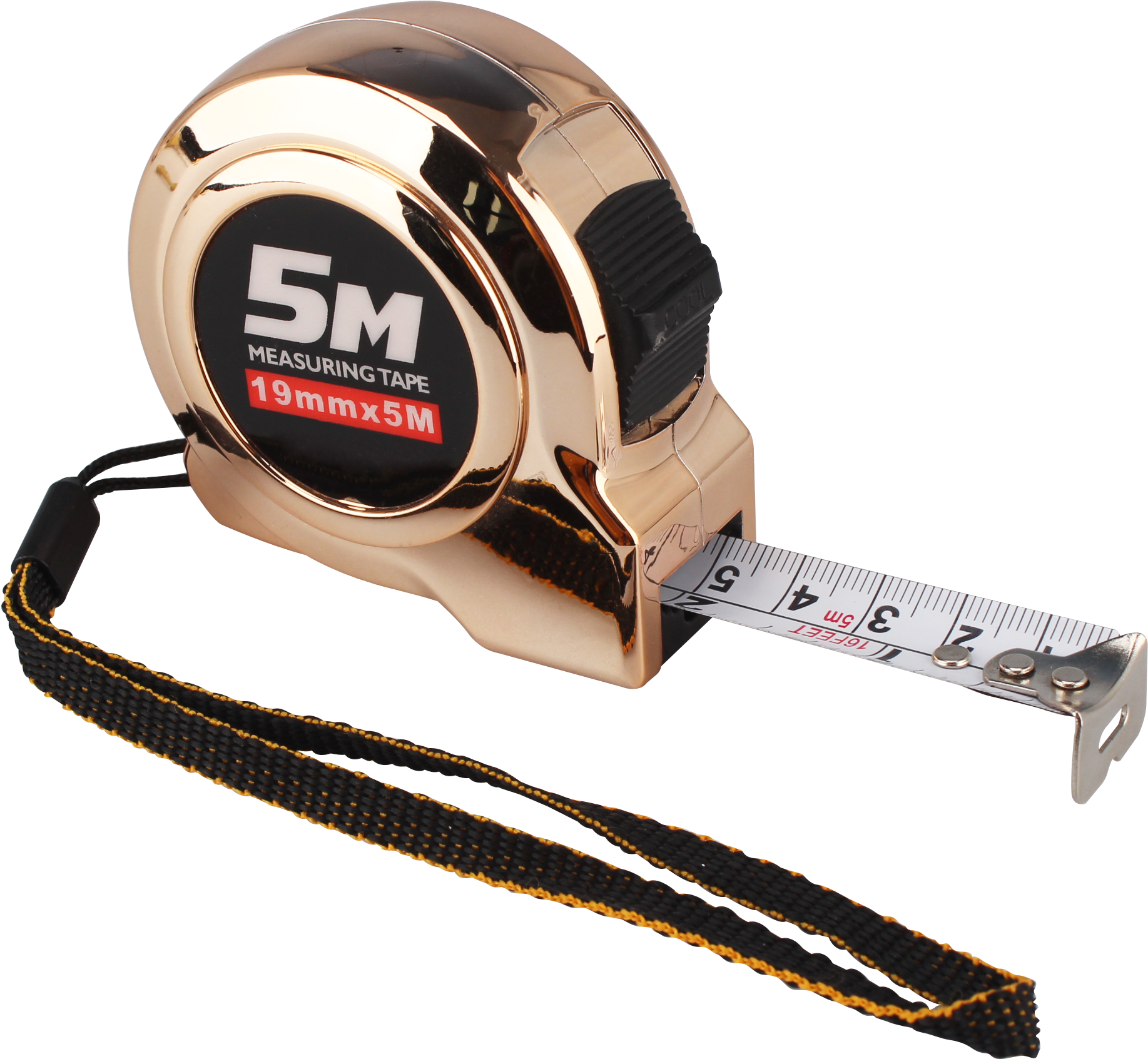 Uv Chrome Plated Retractable Steel Tape Measure,custom - Tape Measure (2128x2304), Png Download