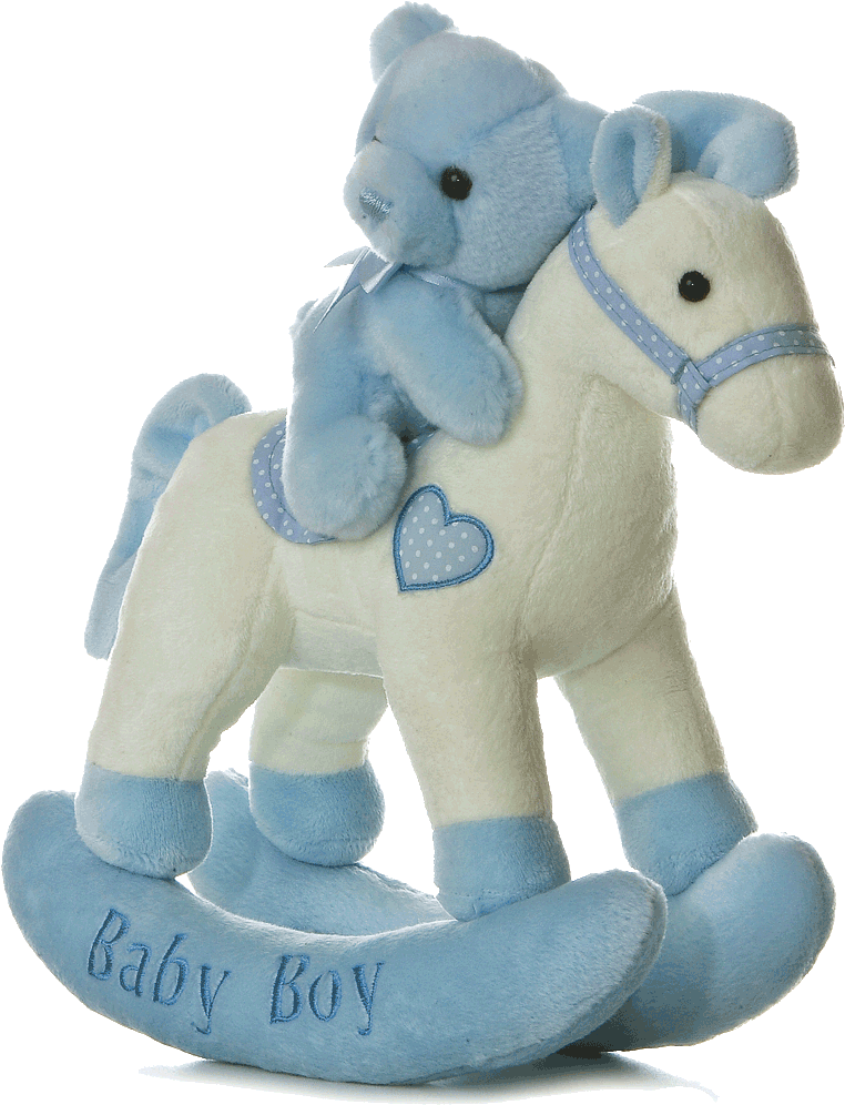 12" Baby Boy Musical Rocking Horse - Baby Boy Toys (1024x1024), Png Download