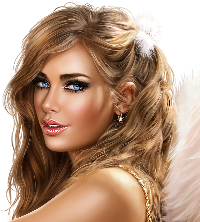 0 17e704 19e014f9 Xxl 3d Girl, Girly Girl, Cartoon - Blond (835x918), Png Download
