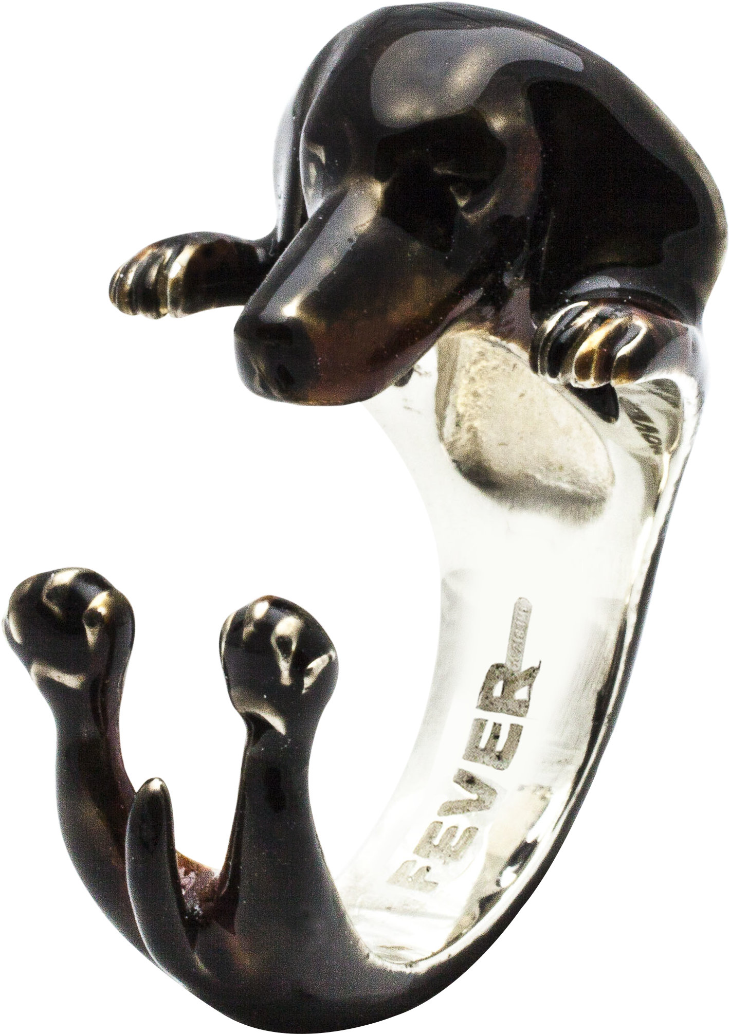 Dachshund Hug Ring (3180x3180), Png Download