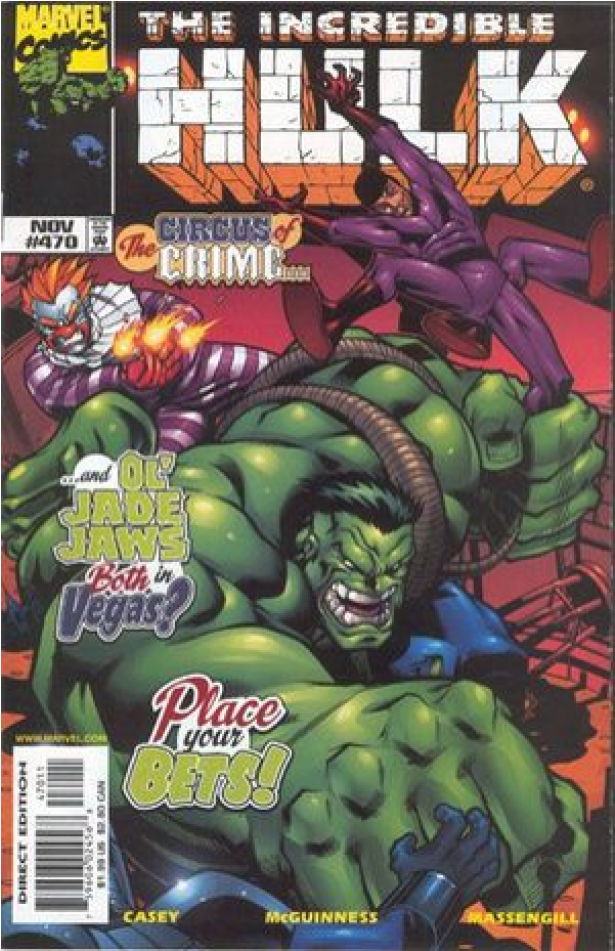 Купете Comics 1998-11 The Incredible Hulk - Hulk (950x950), Png Download
