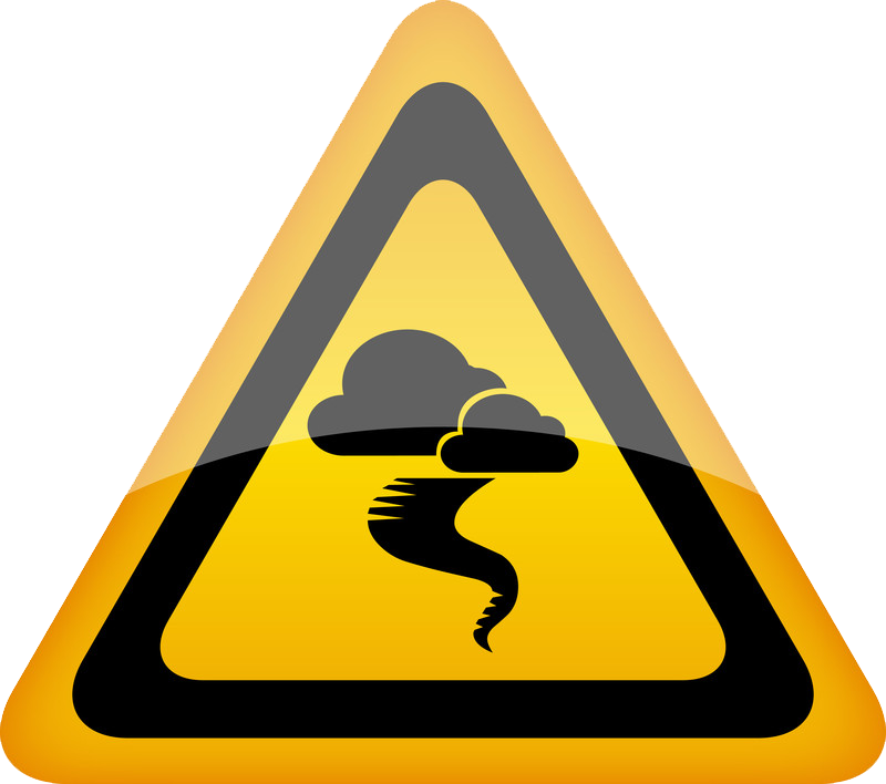 Tlv Emergency Alerts - Don T Fall Sign (800x708), Png Download
