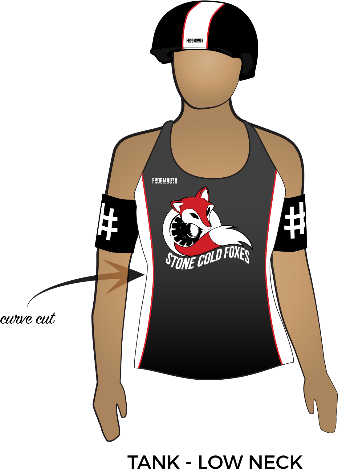 Stone Cold Foxes Roller Derby - Roller Derby (1651x1651), Png Download