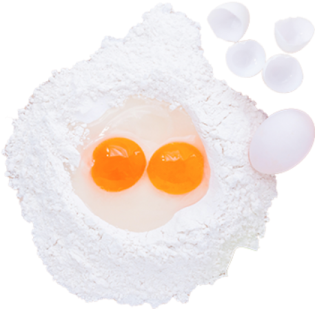 Flour And Egg - Fried Egg (866x650), Png Download