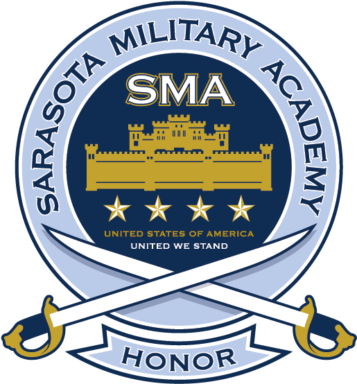 A Donation Drive Partnership With Paws And Warriors - Sarasota Military Academy Logo (879x879), Png Download