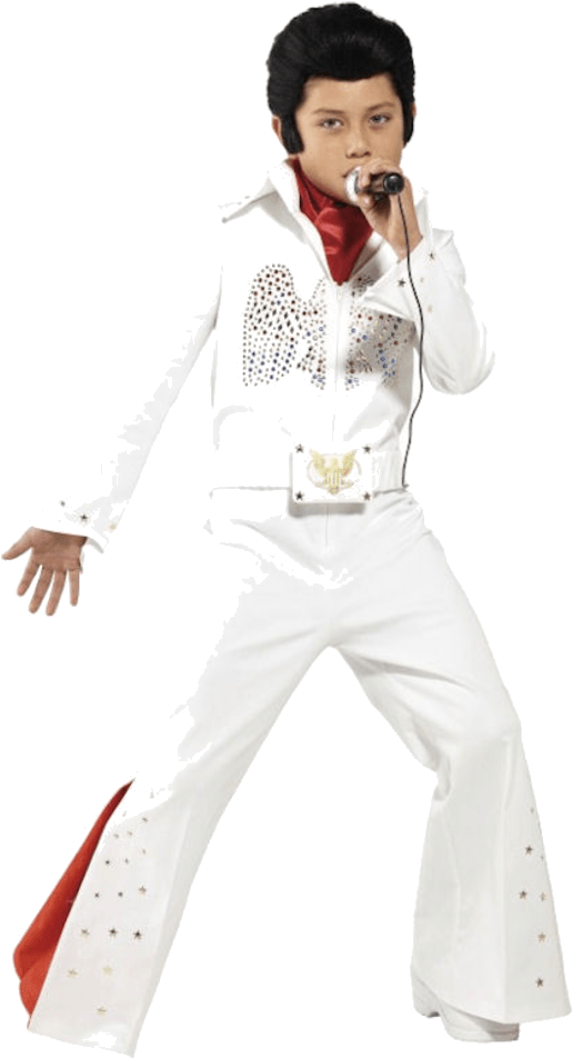Child Elvis Costume - Elvis Presley Costume For Kids (600x951), Png Download