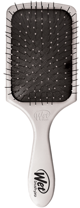 Wet Brush Silver Paddle Brush (800x880), Png Download