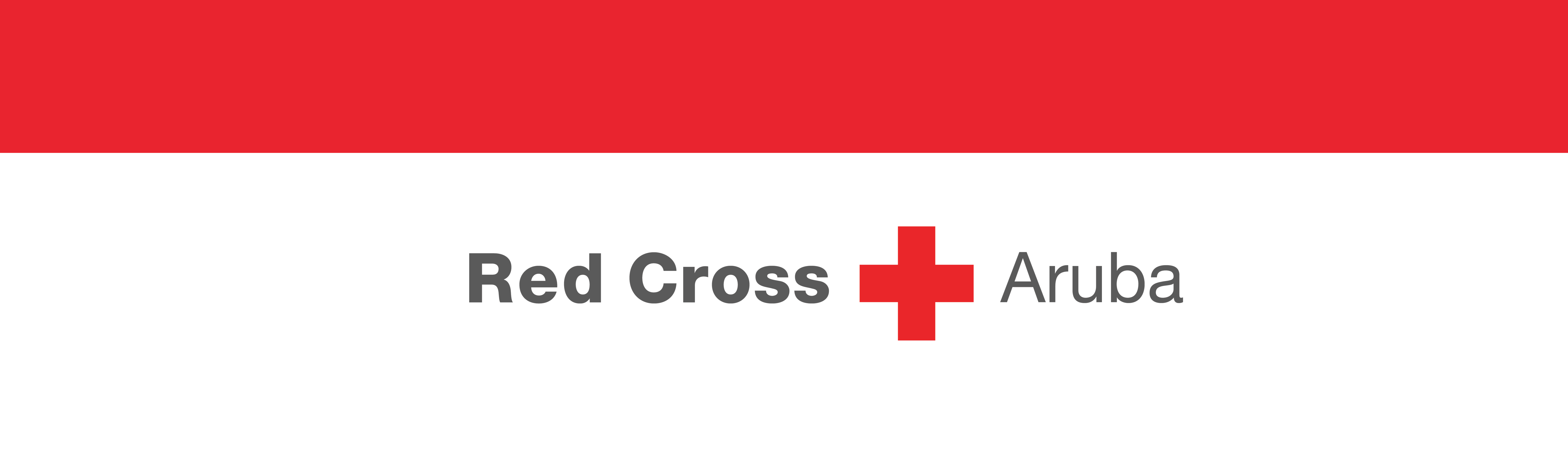 Redcrossaruba - American Red Cross (8000x2375), Png Download