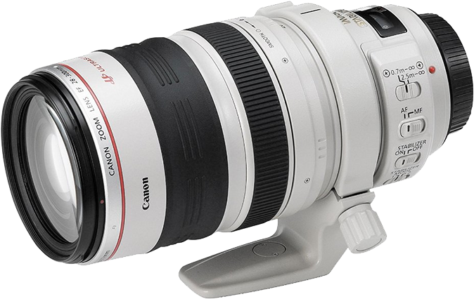 Canon Ef 28 300mm F3 - 3.5 5.6 L Is Usm (700x484), Png Download