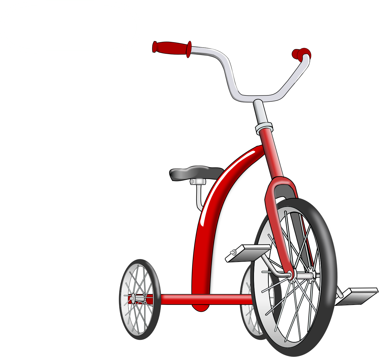 Tricycle Png Picture - Tricycle Clipart (1331x1254), Png Download