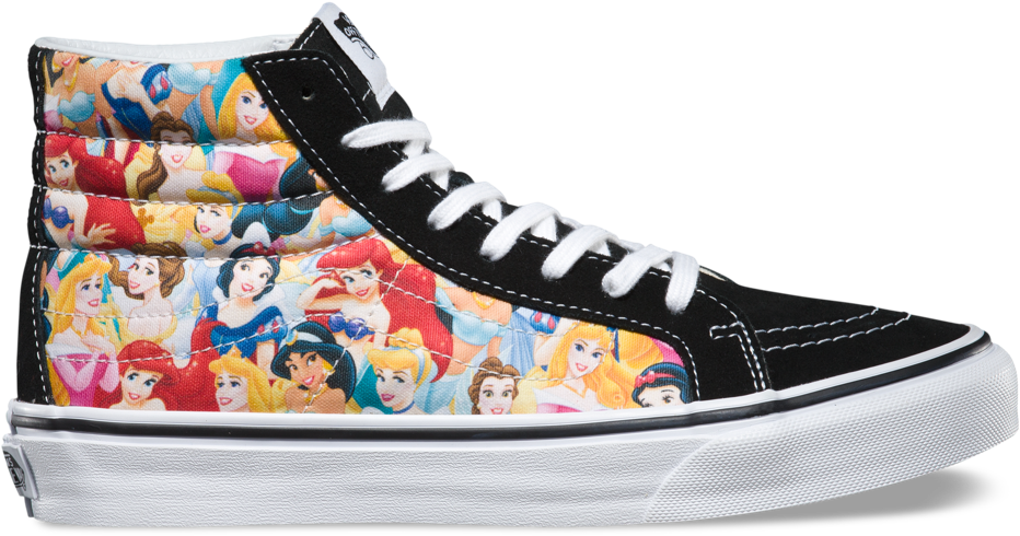Mickey Mouse Skate Women Shoes - Vans X Cult Skate Hi (1024x1024), Png Download