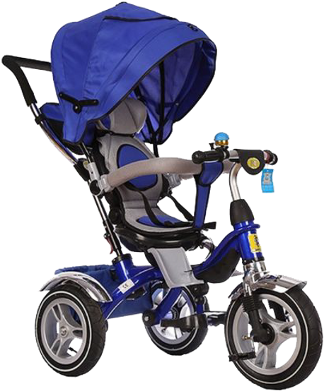 Chameleon 4 In 1 Kids Trike Childres 3-wheel Tricycle - Tricycle (566x558), Png Download