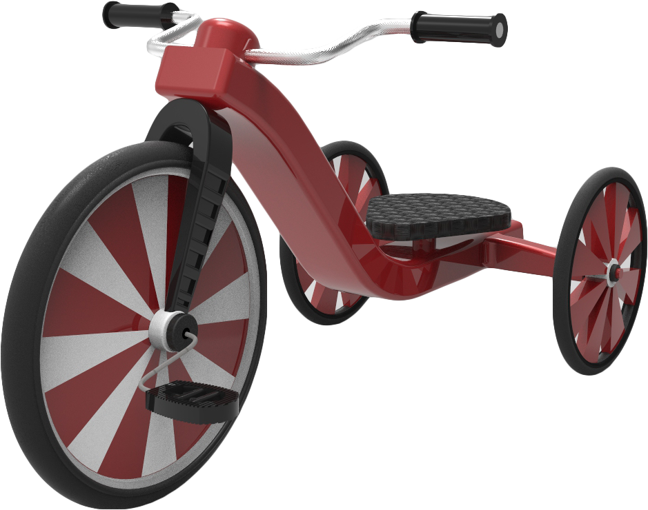 Tricycle (1394x872), Png Download