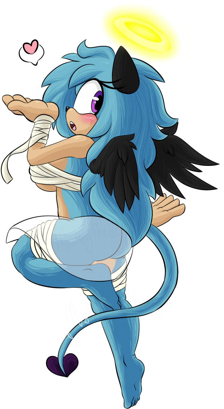 Guardian Angel - Cartoon (786x1376), Png Download