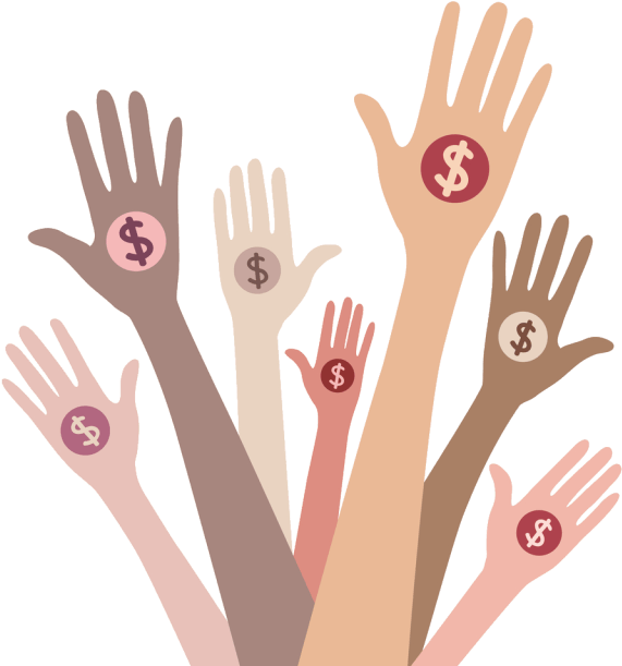 You Can Make A Difference - Lever La Main Clipart (640x640), Png Download