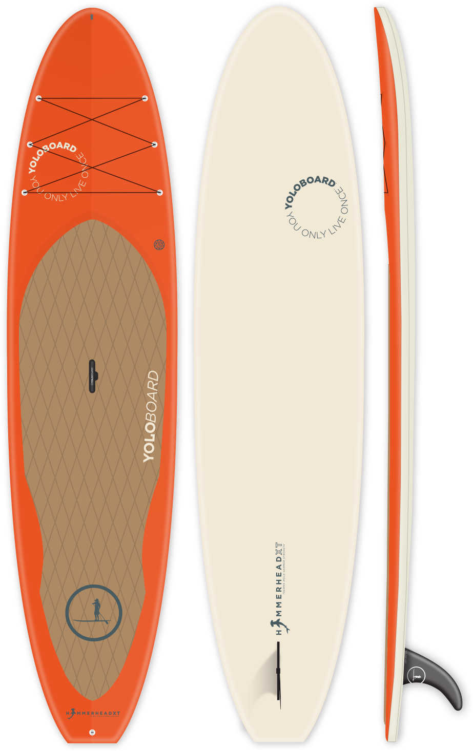 Board Highlights - Orange Sprayed Surfboard (1062x1600), Png Download