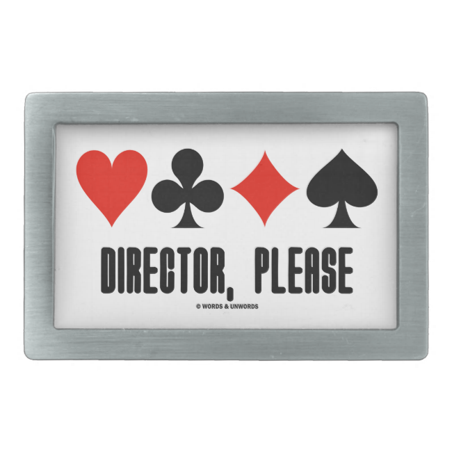 Director, Please Rectangular Belt Buckle - Belt Buckle (650x650), Png Download