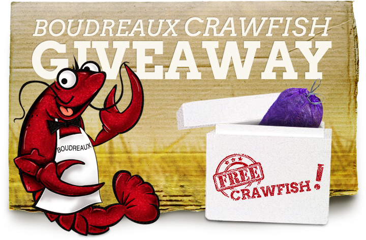 We Are Giving Away 30 Lbs Of Free Live Crawfish To - Cartoon (726x475), Png Download