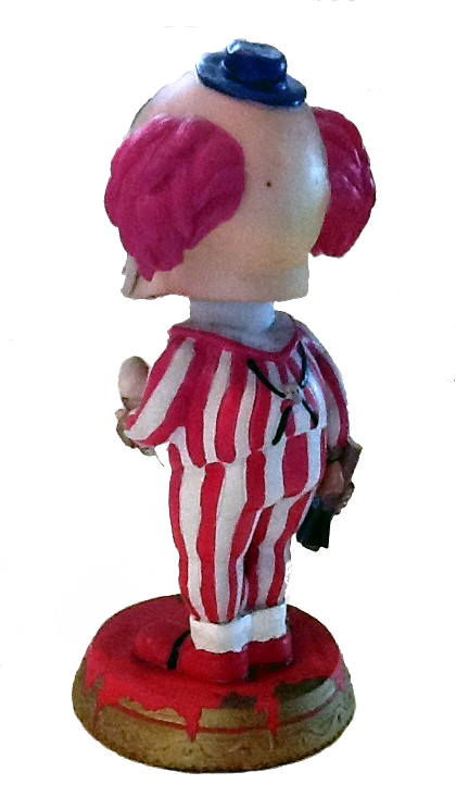 Adam's Apple Giggles Evil Clown Bopp'n Head Bobblehead - Figurine (420x744), Png Download